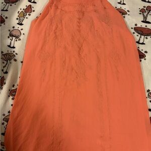 Altar’d State Coral Embroidered Dress Size Medium